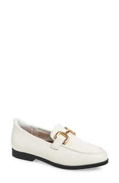 Marc Joseph New York Carmel Court Bit Buckle Loafer In Ivory Napa