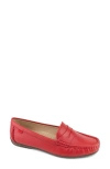 Marc Joseph New York Carrol Street 2.0 Penny Loafer In Pepper Red Grainy