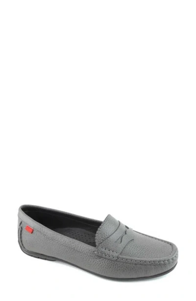 Marc Joseph New York Carrol Street 2.0 Penny Loafer In Steel Grainy