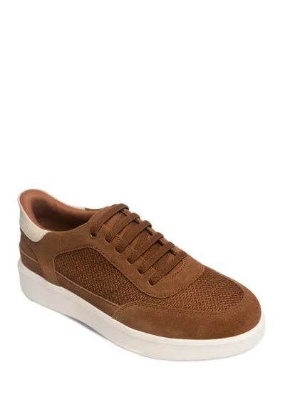 Marc Joseph New York Catherine Street  Hands Free Technology Leather Sneaker In Brown