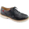 Marc Joseph New York Central Park West Leather Wingtip Oxford In Black