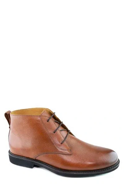 Marc Joseph New York Chicago Chukka Boot In Cognac Grainy