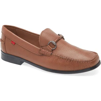 Marc Joseph New York Clarkson St Bit Loafer In Cognac Grainy