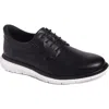 Marc Joseph New York Cloud Street Hands Free Technology Leather Plain Toe Casual Oxford In Black