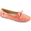 Marc Joseph New York Cypress Hill Croco Tiebow Driver Loafer In Brown