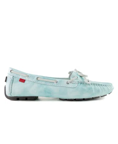 Marc Joseph New York Cypress Hill Leather Flats In Mint Stained Patent