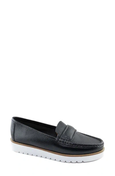 Marc Joseph New York Debbie St. Loafer In Black Grainy