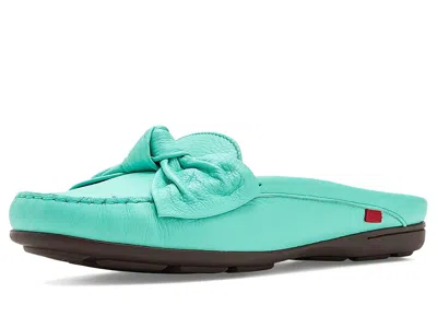 Marc Joseph New York Diane Street Mule Women's Shoes Pool Blue Grainy: 7 M In Green