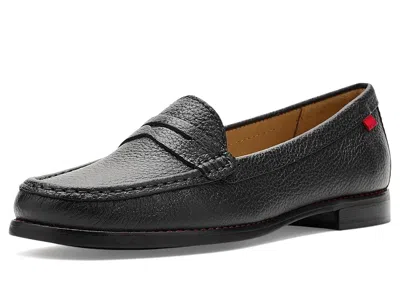 Marc Joseph New York East Village Loafers Women's Shoes Black Grainy: 11 M