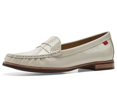 Marc Joseph New York East Village Loafers Women's Shoes Ivory Patent: 8.5 M In Neutral