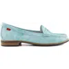 Marc Joseph New York East Village Penny Loafer In Mint Stained Patent