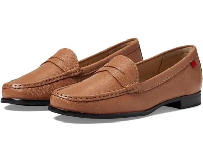 Marc Joseph New York East Village Penny Loafer Womens Brown Leather Rhs4269