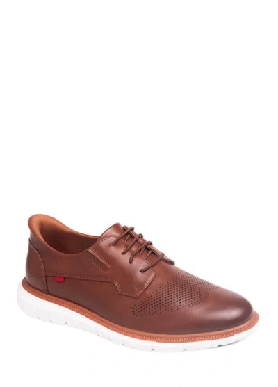 Marc Joseph New York Edward Street Hands Free Technology Leather Perforated Oxford In Brown