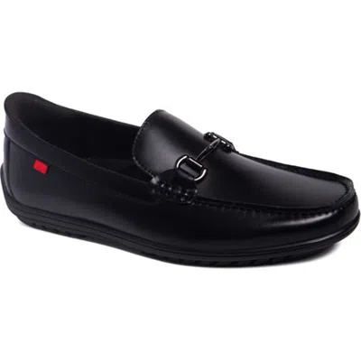 Marc Joseph New York Elliot Road Hands Free Technology Leather Slip On Buckle Loafer In Black