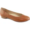 Marc Joseph New York Ferris Flat In Cognac Napa Soft