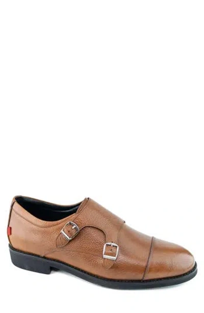 Marc Joseph New York Fulton Steet Bit Loafer In Cognac Grainy