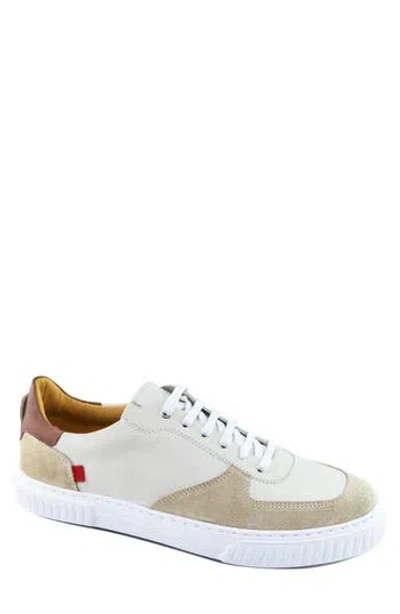 Marc Joseph New York Garfield St. Sneaker In Off-white And Sand