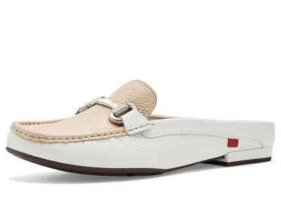 Marc Joseph New York Grand Mule Women's Flat Shoes White Grainy: 9.5 M