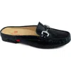 Marc Joseph New York Grand St. Reptile Embossed Loafer Mule In Black Snake