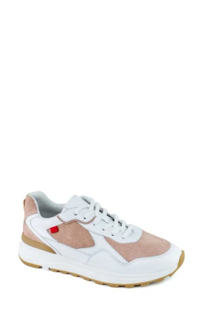 Marc Joseph New York Grant Street Sneaker In Rose/ White/ Grey