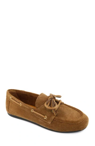 Marc Joseph New York Grove Street Slip On Leather Tiebow Loafer In Brown