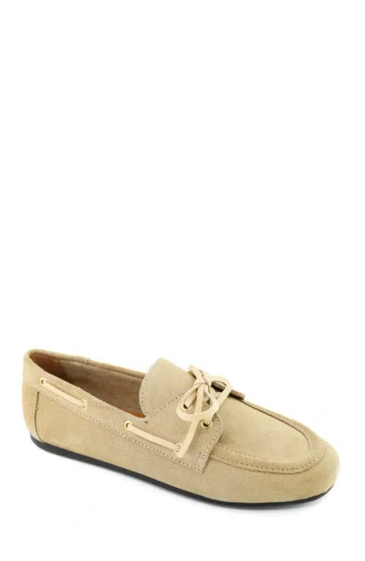 Marc Joseph New York Grove Street Slip On Leather Tiebow Loafer In Neutral
