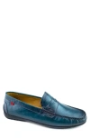 MARC JOSEPH NEW YORK HAMILTON PENNY STRAP DRIVING LOAFER