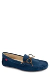 Marc Joseph New York Hampton Driving Shoe In Navy Suede
