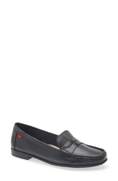 Marc Joseph New York Hamptons Leather Loafer In Black Napa