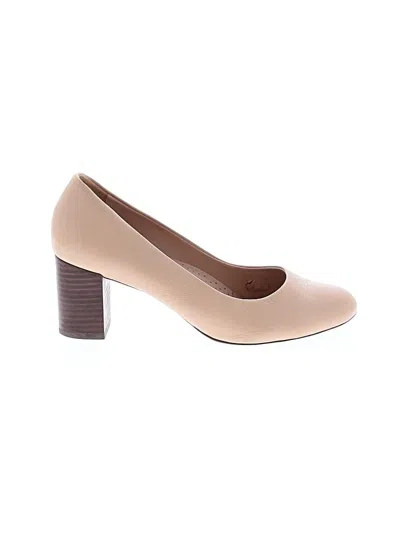 Pre-owned Marc Joseph New York Heels In Tan