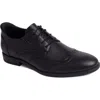 Marc Joseph New York Howard Street Hands Free Technology Leather Wingtip Dress Oxford In Black