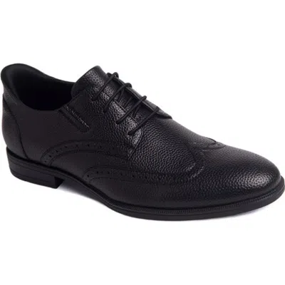 Marc Joseph New York Howard Street Hands Free Technology Leather Wingtip Dress Oxford In Black