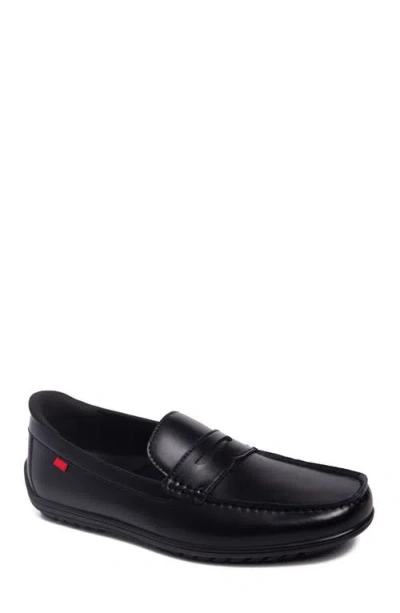 Marc Joseph New York John Street Hands Free Technology Leather Penny Loafer In Black