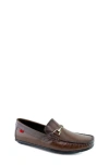 Marc Joseph New York Kids' Edgewood Road Bit Loafer In Brown Napa