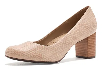 Marc Joseph New York Midtown Pumps Women's Shoes Blush Snake: 11 M In Pink