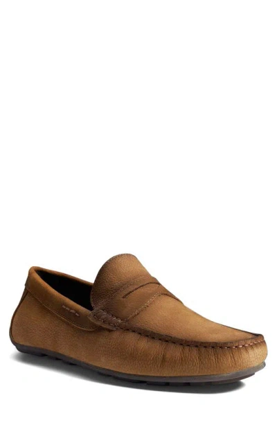 Marc Joseph New York Nebraska Penny Loafer In Havana Brown