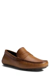 Marc Joseph New York Nebraska Penny Loafer In Tan Napa