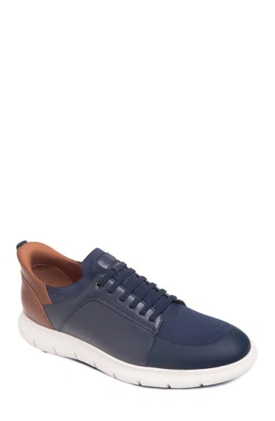 Marc Joseph New York Newbury Street Hands Free Technology Lightweight Leather Sneaker In Multi