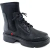 Marc Joseph New York North Bridge Lug Sole Bootie In Black Grainy