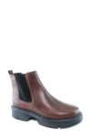 Marc Joseph New York Olympia Blvd Chelsea Boot In Dark Walnut Napa