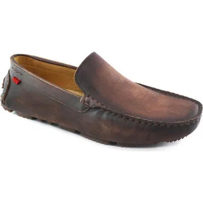 Marc Joseph New York Ovington Ct Leather Venetian Driver Loafer In Brown