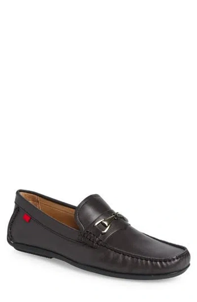 Marc Joseph New York Park Ave Bit Loafer In Grey Burnished Napa