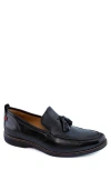 Marc Joseph New York Regent Street Tassel Loafer In Black Grainy