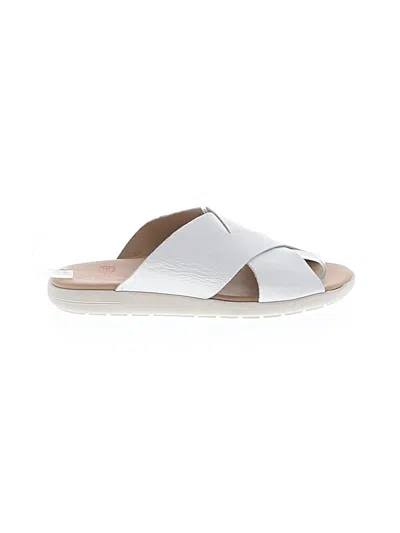 Pre-owned Marc Joseph New York Sandals In White
