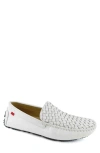 MARC JOSEPH NEW YORK SPRING STREET WOVEN LEATHER DRIVING LOAFER