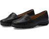 Marc Joseph New York Union Golf Loafer Womens Us Black Faux Leather Shoes Khd636 In Black