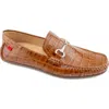 Marc Joseph New York Wall Street Leather Buckle Loafer In Brown