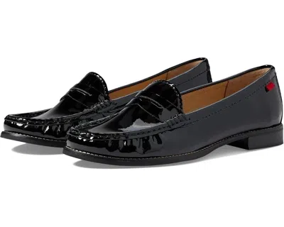 Marc Joseph New York Women's  East Village Penny Loafer Black Shoes Zogg2058