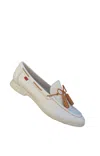 Marc Joseph Providence Loafer In White/tan In White