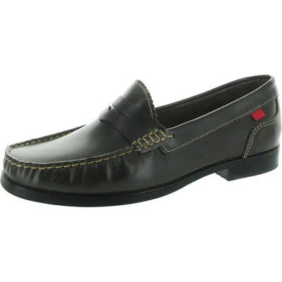 Marc Joseph Womens Arch Support Leather Loafers In Multi